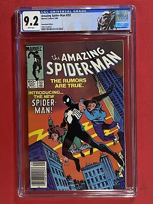 Buy Amazing Spider-Man #252 CGC 9.2 Marvel MCU 1st App Black Suit Newsstand White • 225.61£