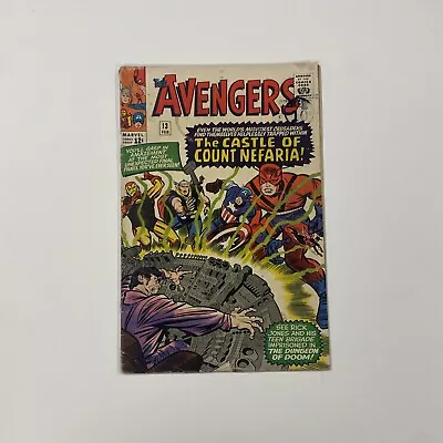 Buy Avengers #13 1965 GD/VG 1st Appearance Count Nefaria • 50£