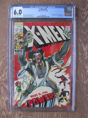 Buy X-Men   #56   CGC 6.0   1st Living Monolith   Neal Adams Cover/art • 119.40£