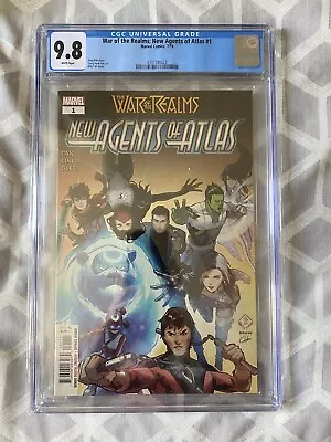 Buy War Of The Realms: New Agents Of Atlas #1 CGC 9.8 1st Luna Snow, Wave, Crescent • 95£