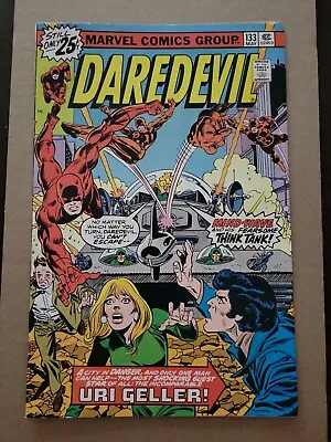 Buy Daredevil #133 VF- 1st App Mind-Wave & 1st Think Tank Kane & Wolfman Marvel 1976 • 15.88£
