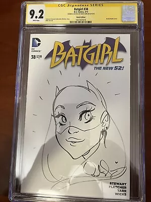 Buy Batgirl #38 CGC SS 9.2 Signed & Sketch By Babs Tarr Original Art • 159.90£