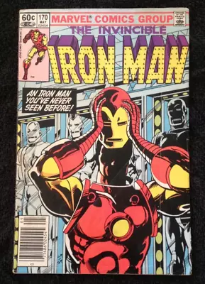 Buy *KEY COMIC* IRON MAN # 170 1st JIM RHODES AS IRON MAN (Marvel 1983) NEWSSTAND • 21.72£
