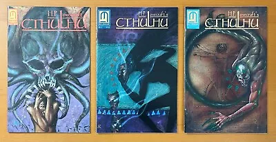 Buy H.P. Lovecraft's Cthulhu #1, 2 & 3 Complete Series (Millennium 1991) 3 X Comics • 29.50£