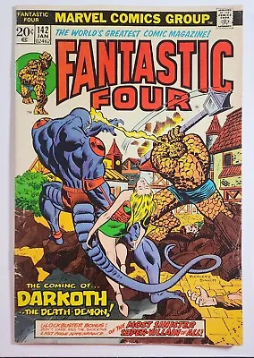 Buy Fantastic Four #142 Mid Grade Comic Book Marvel 1974 • 3.94£
