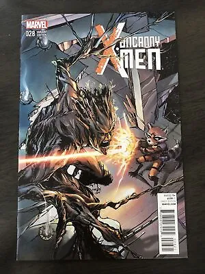 Buy Uncanny X-men Issue #28 2015 Rocket Raccoon And Groot Variant Cover • 4.50£