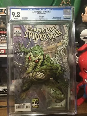 Buy Amazing Spider-Man 62 Cgc 9.8 Man-Thing Variant Greg Land Cover • 47.24£