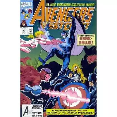Buy Avengers West Coast #93 In Near Mint Minus Condition. Marvel Comics [p| • 2.58£