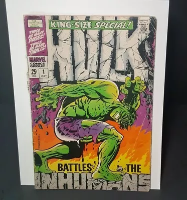 Buy King Size Special Hulk Annual #1 -1968-steranko Cover • 63.94£