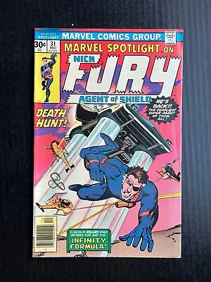 Buy MARVEL SPOTLIGHT #31 December 1976 Nick Fury Agent Of Shield • 19.77£
