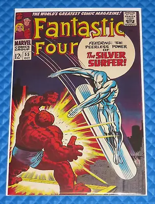 Buy Fantastic Four #55 Facsimile Cover Marvel's Greatest Reprint Int Silver Surfer • 36.99£