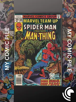Buy 💥Marvel Team-Up 68 First Appearance Of D'Spayre Spider Man Man Thing • 14.23£