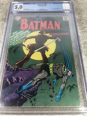 Buy Batman 189 CGC 5.0 Joe Giella Art 1st Scarecrow 2/1967 • 319.80£