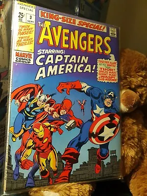 Buy The Avengers Annual 3 - Vg+ - Red Skull Origins, Cap Unfreeze - 1969- Lee Kirby  • 54.99£