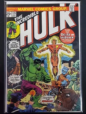 Buy The Incredible Hulk #178 Marvel 1974 VF- Comics Book • 27.70£