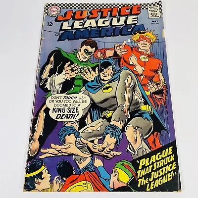 Buy Justice League Of America #44 Nice Silver Age Wonder Woman Flash DC 1965 Read • 11.15£
