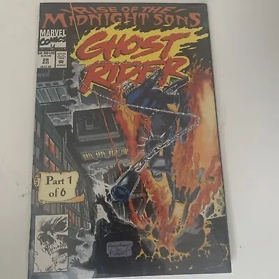 Buy Ghost Rider 28 (1992) Midnight Sons Part 1 - No Poster, No Poly Bag • 19.99£