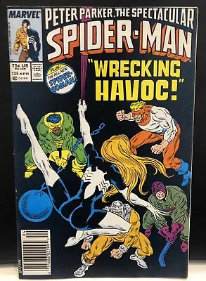 Buy Peter Parker Spectacular Spiderman #125 Comic , Marvel Comics Newsstand • 5.44£