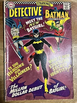 Buy Detective Batman- Meet The New Batgirl Jan.No359 1967 (12c) (Stamped 75p Over 10 • 299£
