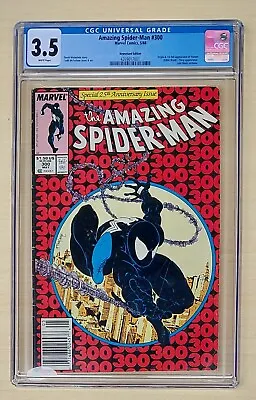 Buy Amazing Spider-Man #300 CGC 3.5 WHITE PAGES 1st Full Venom BONUS Facsimile Edt. • 239.30£