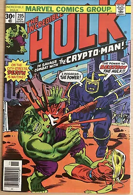 Buy Marvel Comics The Incredible Hulk 205 November 1976 Death Of Jarella • 14.99£