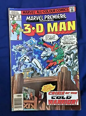 Buy Free P & P; Marvel Premiere #37 (Aug 1977): 3-D Man! • 4.99£