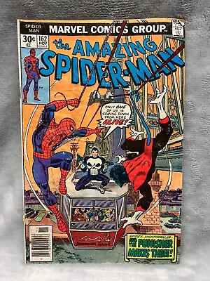 Buy Amazing Spider-Man #162 Punisher And 1st Jigsaw! Marvel 1976 Newsstand • 19.98£