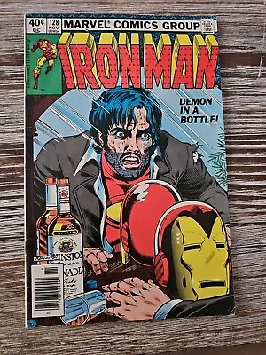 Buy Iron Man #128    Demon In A Bottle  Classic Storyline Marvel Comics 1979 • 51.25£