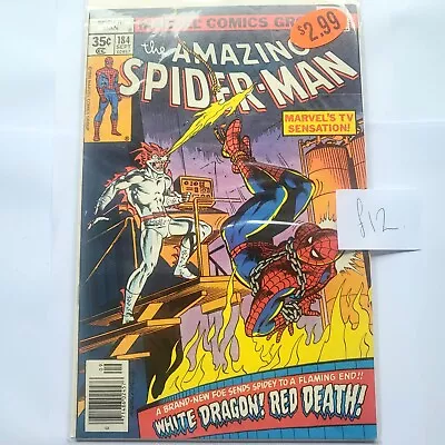 Buy The Amazing Spider-Man #184 Sept 1978 White Dragon App Andru Art Wolfman Story • 10£