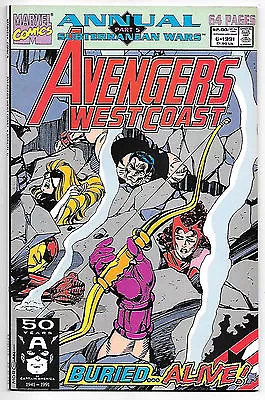 Buy West Coast Avengers Annual #6 (1991, Vf+ 8.5) 64 All New Pages • 1.95£