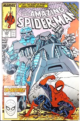 Buy AMAZING SPIDER-MAN #329 FN/VF 1st Appearance Tri-Sentinel 1990 Marvel Comics • 3.96£