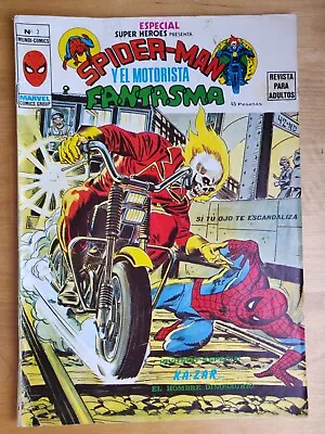 Buy MARVEL TEAM-UP 15 💀 RARE Spanish REDRAWN Variant - Ghost Rider Spider-Man • 157.33£