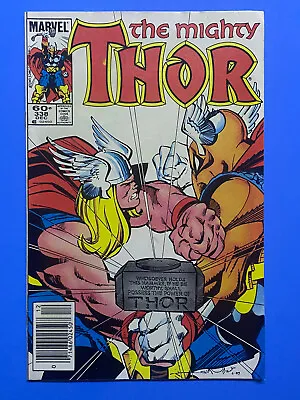 Buy The Mighty Thor #338 (marvel 1983) Newsstand | 2nd Beta Ray Bill Fn/vf 7.0 • 18.44£