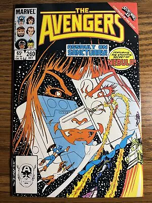 Buy The Avengers 260 High Grade 1st Cover & Origin Of Nebula John Byrne Cover 1985 A • 7.84£