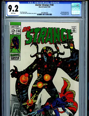 Buy Doctor Strange #180 CGC 9.2 1969 Marvel Eternity Amricons K55 • 351.78£