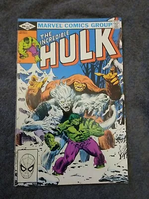 Buy Incredible Hulk 272 Marvel Comic • 24.99£