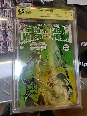 Buy GREEN LANTERN #76  CBCS 4.5 Signed  Neal Adams & D Oneil DC Comics 1970 • 474.36£