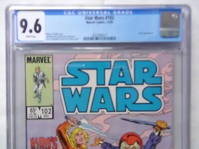 Buy Star Wars 102 (Marvel 12/85) CGC 9.6 WHITE PAGES (Direct) • 75.83£