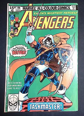 Buy Avengers #196 Bronze Age Marvel Comics 1st Appearance Of Taskmaster VG+ • 39.99£