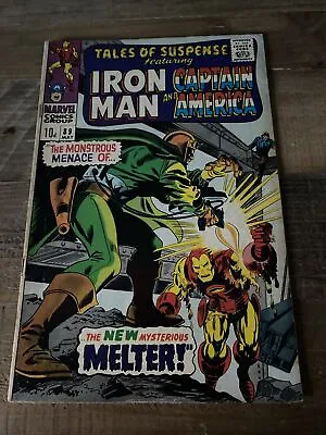 Buy Tales Of Suspense Featuring Iron Man And Captain America #89 - May 1967 -Marvel • 12£