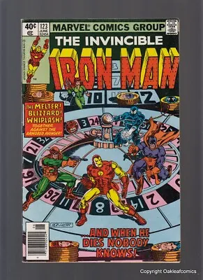 Buy Iron Man 123 Marvel Comic 1979 VF DEMON IN A BOTTLE PART FOUR! • 7.10£