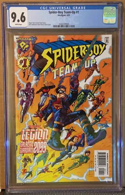 Buy Spider-boy Team-up #1 1st Appearance Of Spider-boy 2099 Cgc 9.6 White Pages • 35.57£