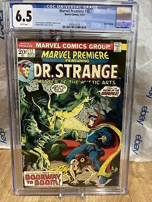 Buy Marvel Premiere #12 CGC 6.5 1973 New Slab White Pages Graded Comic • 47.65£