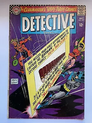 Buy Detective Comics #351 DC Comics 1st App Cluemaster 🔑 • 23.72£