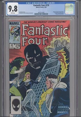 Buy Fantastic Four #278 CGC 9.8 1985 Marvel Comics Origin Doctor Doom Retold • 75.43£