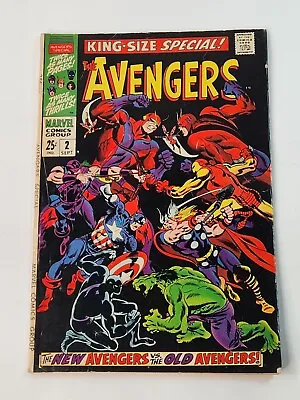 Buy Avengers Annual 2 Marvel Comics 1st App Scarlet Centurion Silver Age 1968 • 56.24£