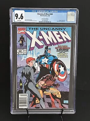 Buy Uncanny X-Men #268 Newsstand - 1st Print - CGC 9.6 • 127.86£