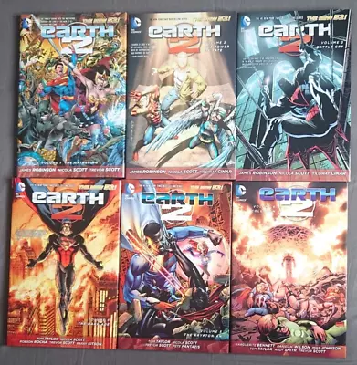 Buy Earth 2 Hardback Graphic Novels New 52 Vol 1 2 3 4 5 6 James Robinson Tom Taylor • 39.95£