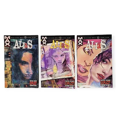 Buy Alias Marvel Max Comics Vol 1 2 & 4  Graphic Novels Books Jessica Jones Set Of 3 • 19.76£