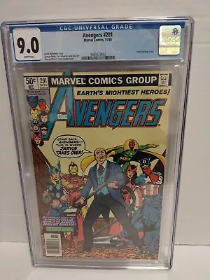 Buy Avengers #201 CGC 9.0  Marvel Comics  1980  Thor & Yellowjacket Leave Team    • 39.98£